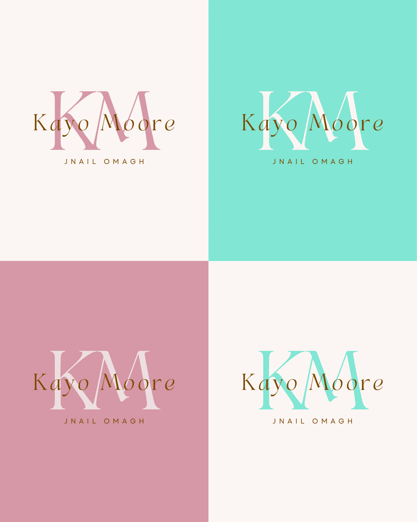 Kayo Moore logo colourways