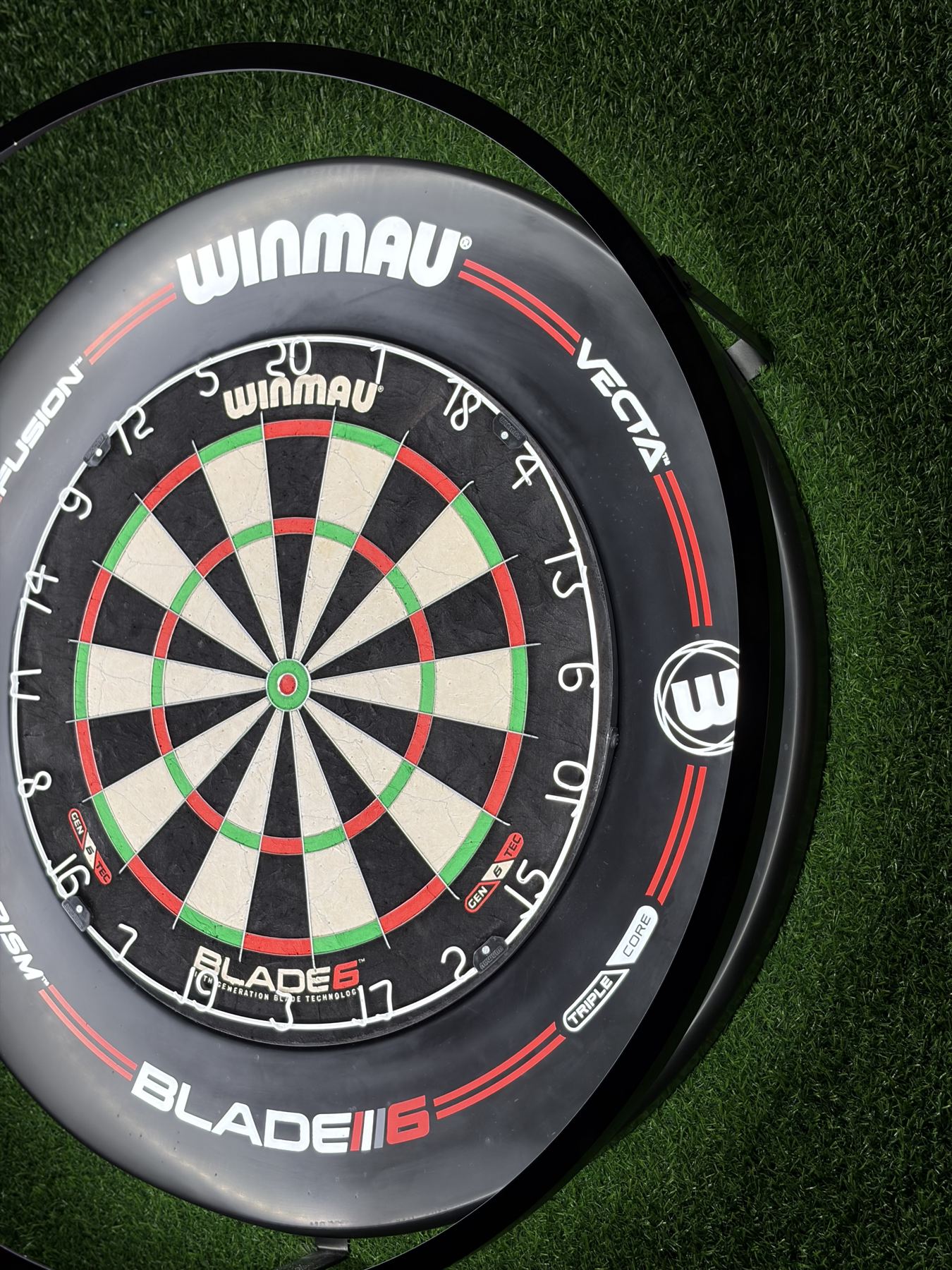 Dart board at The Old Oak